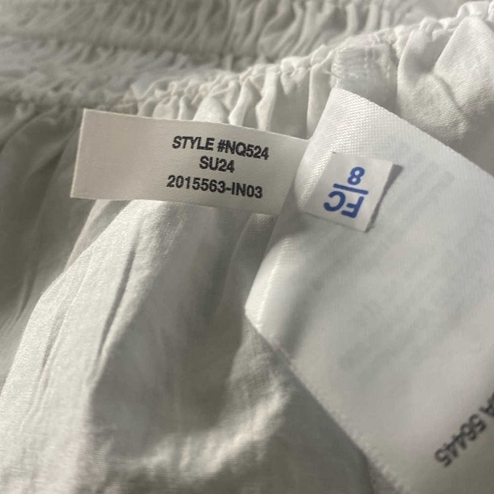 Madewell NWT Smocked Button-Front Top in Poplin S… - image 10